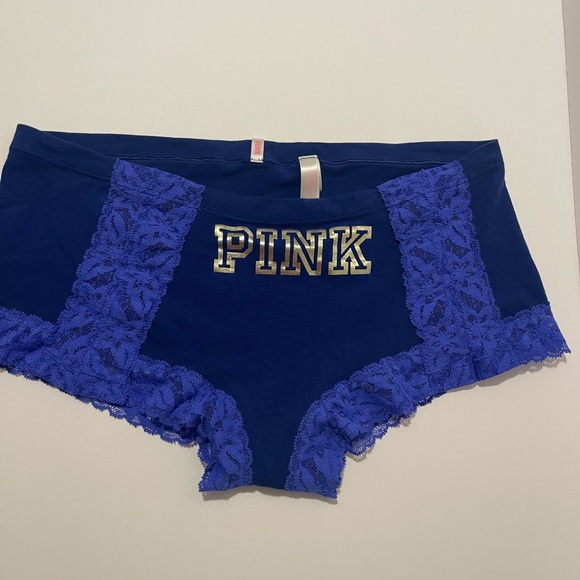 Victoria's Secret Blue Shorts with Gold Accents - Picture 1 of 6